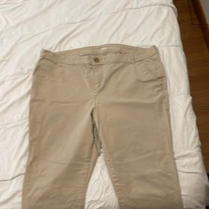 Old Navy Boot Cut Khaki Pants